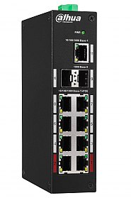 Switch PoE, Gigabit, niezarządzalny, 8 porty PoE Dahua PFS3211-8GT-120-V2