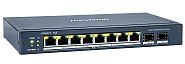 DS-3E1510P-SI - switch PoE 8-port + 2 SFP