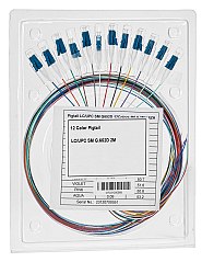 Pigtail optyczny LC/UPC SM G652D 2m (12-pack)