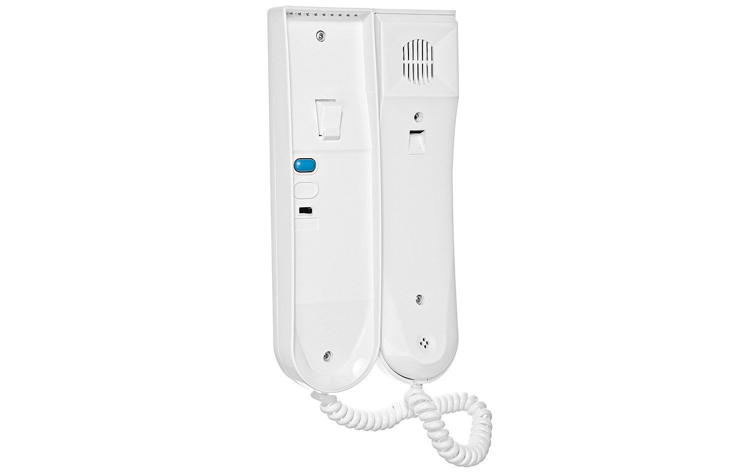 Unifon analogowy Laskomex LM4S-5 BI przeznaczony został do instalacji wewnątrz budynku w systemach: „3+n”, „4+n”, „5+n”