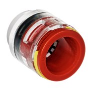 Zaślepka do mikrorurek z klipsami blokującymi 12mm