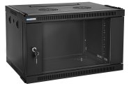 WQ6406/B - szafa Rack 19'' szybkiego montażu - 600×450×6U