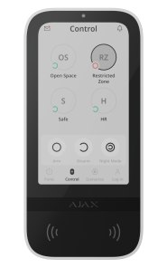 Superior KeyPad TouchScreen G3 Jeweller - bezprzewodowa klawiatura z ekranem dotykowym Biała