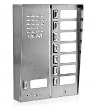 Panel domofonowy z 8 przyciskami MIWUS 5025/8D