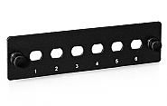 Panel 6-portowy do adapterów ST FPD11-6-A - 1