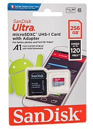 Karta pamięci microSDXC SanDisk 256GB + adapter