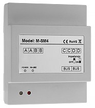 M-SM4 - Moduł rozdzielacza sygnału (stacja / monitor)