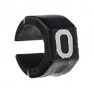 Zestaw oznaczników kabli 4.5-6mm Czarny "0"