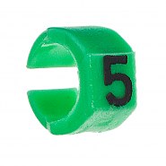 Zestaw oznaczników kabli 4.5-6mm Zielony 