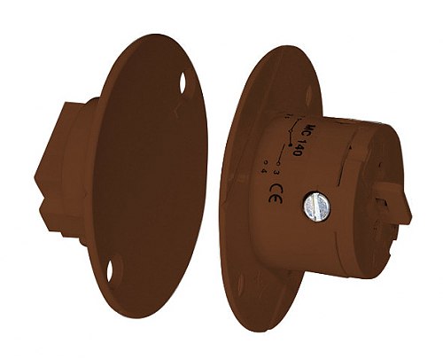 Czujnik kontaktronowy Alarmtech MC 140-B brąz