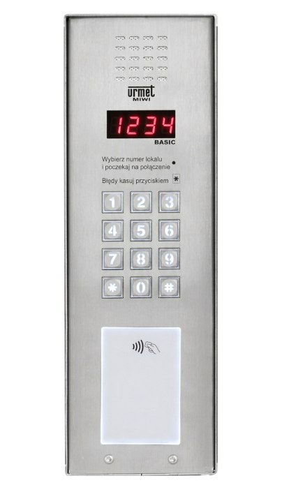 Panel domofonowy Basic Vertical Urmet 1062/101VD-RF-WL