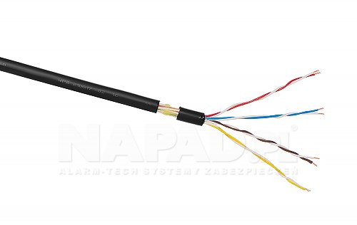 Kabel żelowany XzTKMXpw 4x2x0,5mm