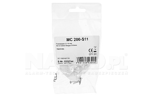 Para brązowych kołnierzy montażowych MC200-S11