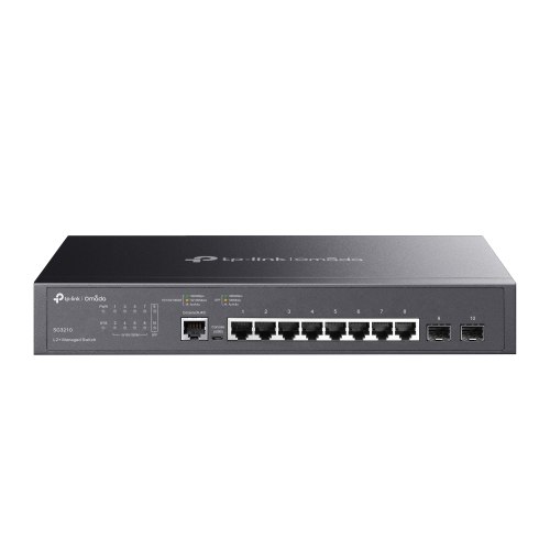 SG3210 - switch 8 portów gigabitowych RJ45 + 2 sloty SFP