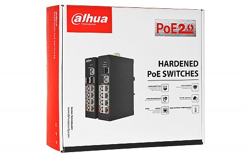 Opakowanie switcha PoE DH PFS3211 8GT 120 V2