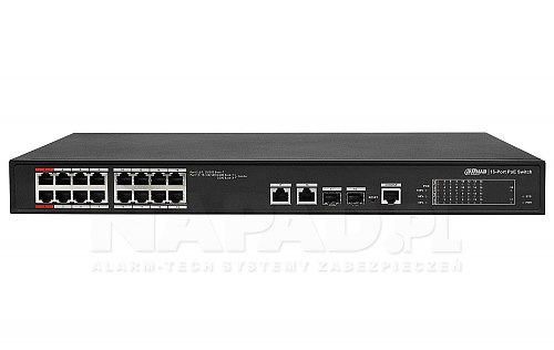 Przełącznik sieciowy Dahua DH-PFS4218-16ET-240-V3