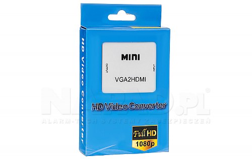 VGA2HDMI konwersja obraz i dźwięk