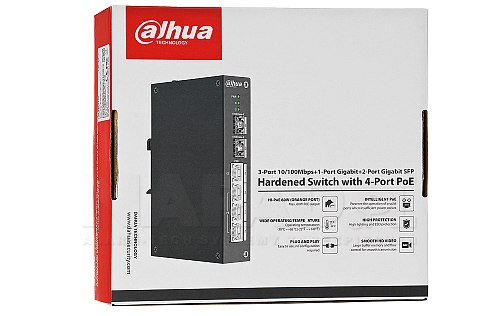 Box switcha DAHUA Industrial, Hardened Series PFS3206 4P 96