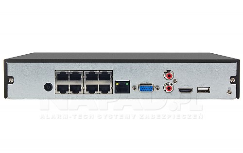 Rejestrator sieciowy 1xHDD 12MP 8xPoE Dahua Lite DH-NVR2108HS-8P-S3