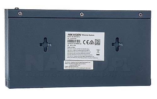 DS-3E1510P-SI - switch PoE 8-port + 2 SFP