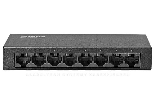 Switch gigabitowy, 8 port Dahua SOHO PFS3008-8GT-V2