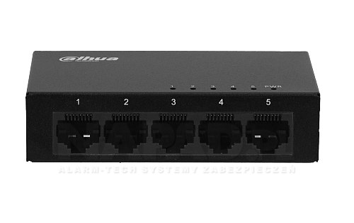 Switch gigabitowy, 5 porty Dahua SOHO PFS3005-5GT-V2