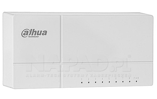 Switch Giga 8 portowy Dahua DH-PFS3008-8GT-L-V2