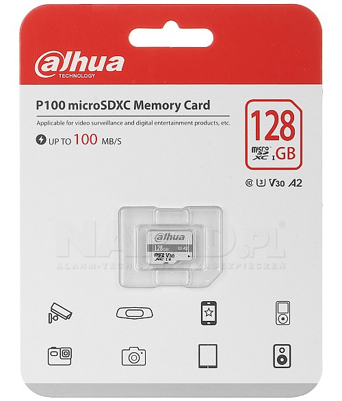 Karta pamięci microSDXC Dahua 128GB TF-P100/128G