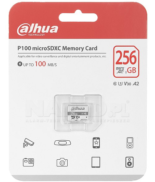 Karta pamięci microSDXC Dahua 256GB TF-P100/256G