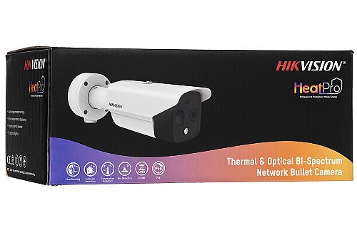 DS-2TD2628-xx/QA - kamera bispektralna w obudowie typu bullet z serii urządzeń Hikvision HeatPro