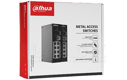 Box switcha DAHUA Industrial, Hardened Series PFS3110 8T
