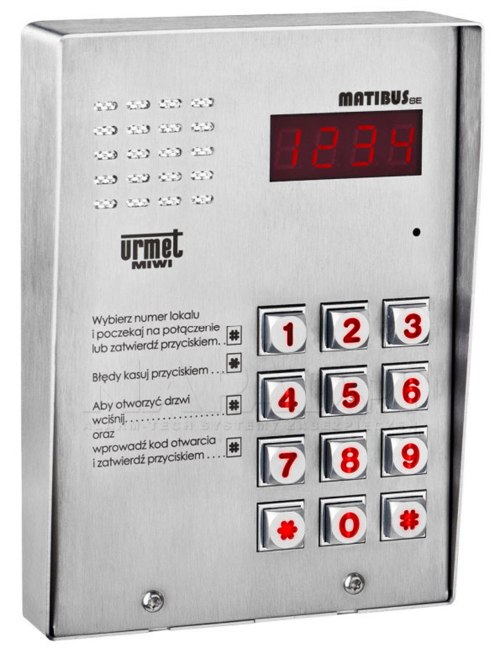 1052/100D - panel z wyświetlaczem LED Matibus SE