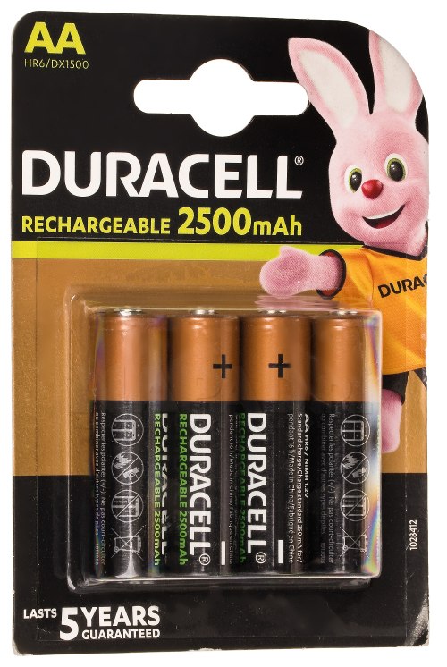 HR6/DX1500 - akumulatorki rechargeable 2500 mAh