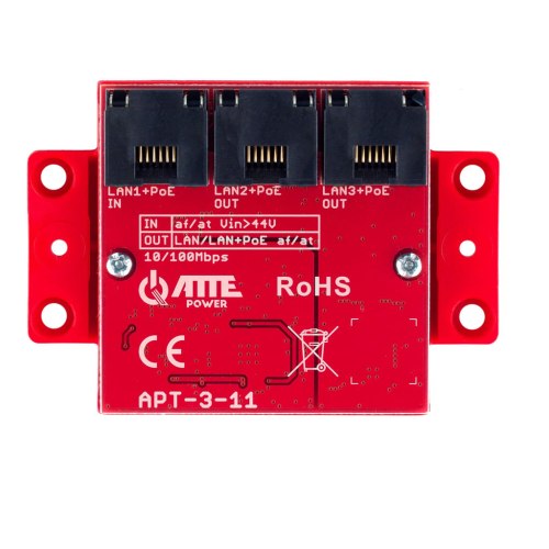 APT-3-11 - switch PoE (extender) 3-port