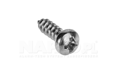 Zestaw wkrętów 2,2x6,5mm do montażu adapterów w przełącznicach, w płytach czołowych i w skrzynkach światłowodowych.