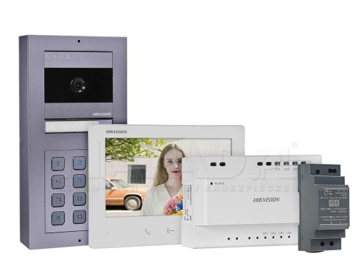 DS-KIS704EY-ACW2/Aluminum - zestaw wideodomofonowy 2-Wire HD