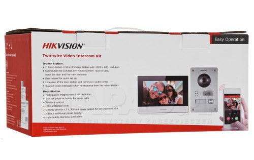 DS-KIS703Y-P - zestaw wideodomofonowy 2-Wire