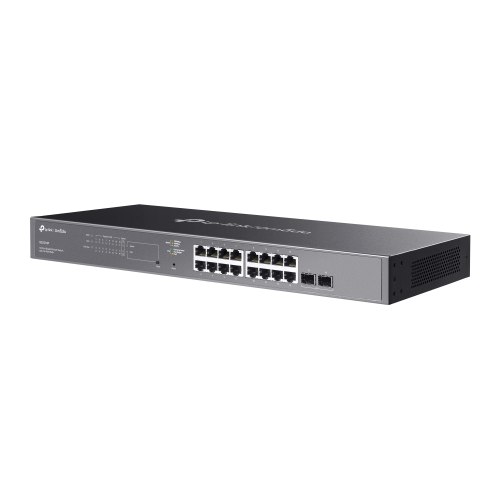 SG2218 P - przełącznik gigabitowy PoE 16-port + 2 SFP