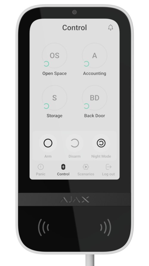 Superior KeyPad TouchScreen Fibra - biała