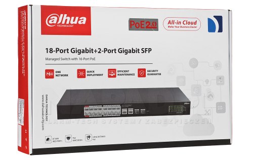 Opakowanie switcha PoE DH CS4220-16GT-190