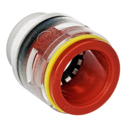 Zaślepka do mikrorurek z klipsami blokującymi 14mm