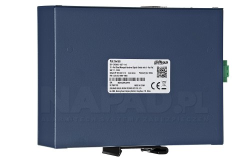 CHS4212 8GT 110 - switch industrialny, gigabitowy 8-portów PoE, 2 RJ45, 2 sloty SFP
