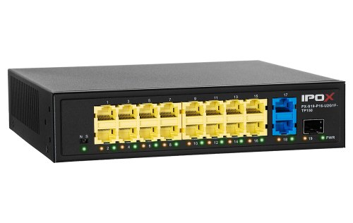 PX-S19-P16-U2G1F-TP150 - switch PoE 26-port + 2 RJ45 + 1 SFP