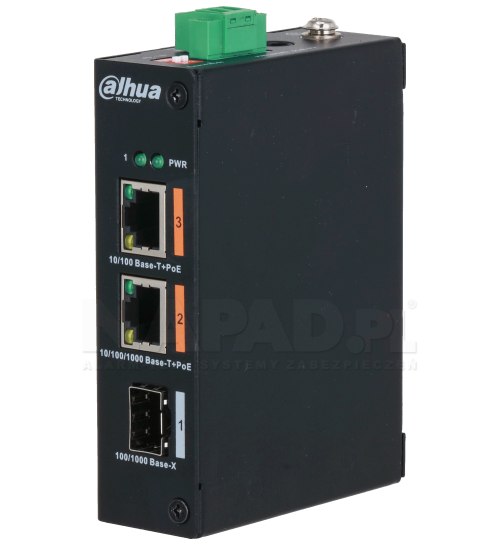 PFS3103-1GT1ET-60 - hardened Gigabit Switch PoE 2-port + 1-slot SFP