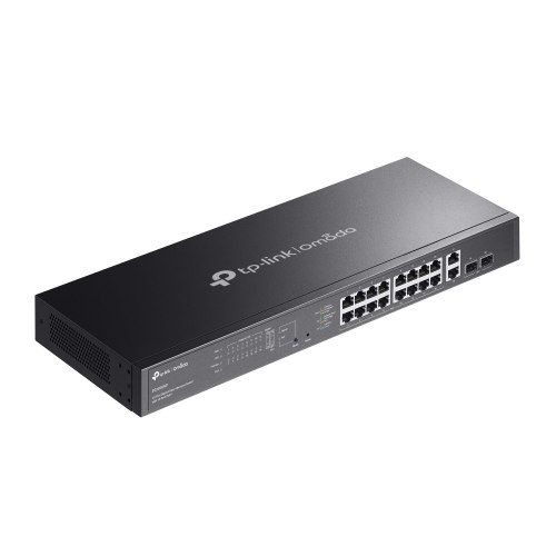 ES220GMP - switch zarządzalny gigabitowy PoE 16-port + 2 RJ45 + 2 SFP