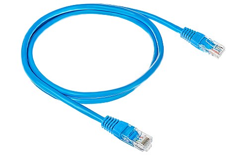Niebieski przewód  połączeniowy