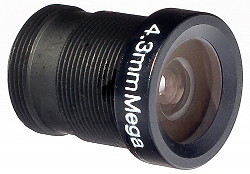 Obiektyw Megapikselowy MINI z filtrem 4.3 mm
