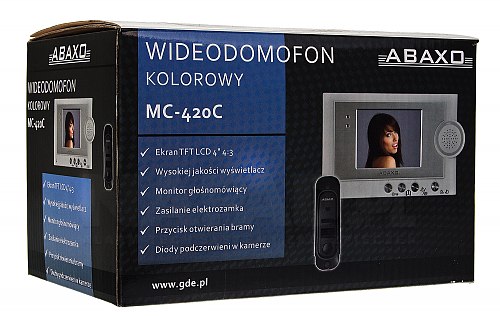 MC-420C - wideodomofon Abaxo