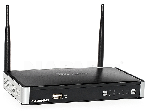 Router bezprzewodowy Gigabit 300Mbps GW-300NAS AirLive