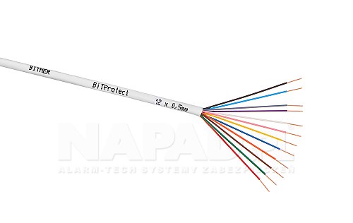 Kabel zasilający BitProtect Bitner 12x 0,5 mm
